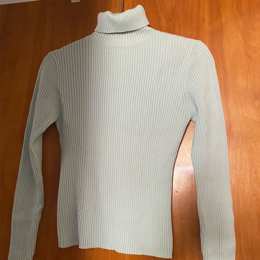 Light blue Turtleneck Sweater